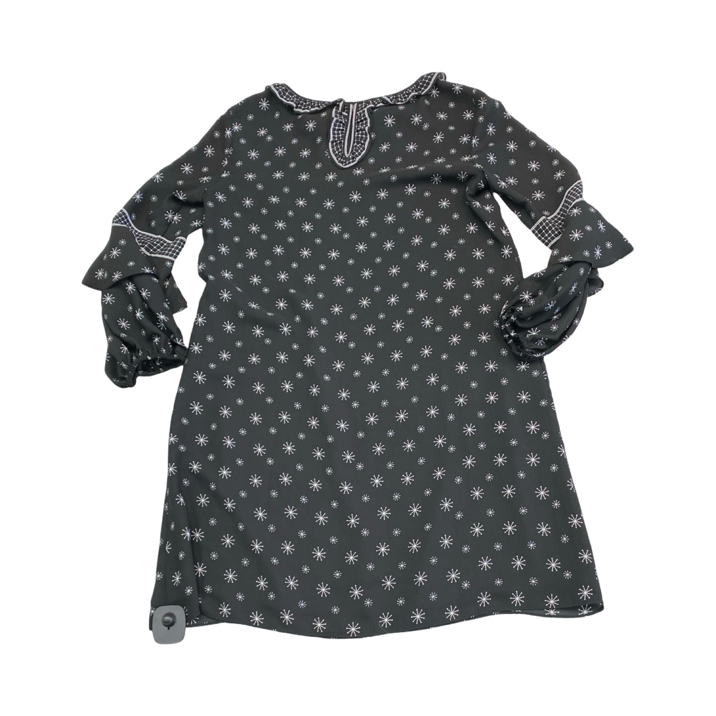 Dress Casual Midi By Max Studio In Black & White, Size:Xs