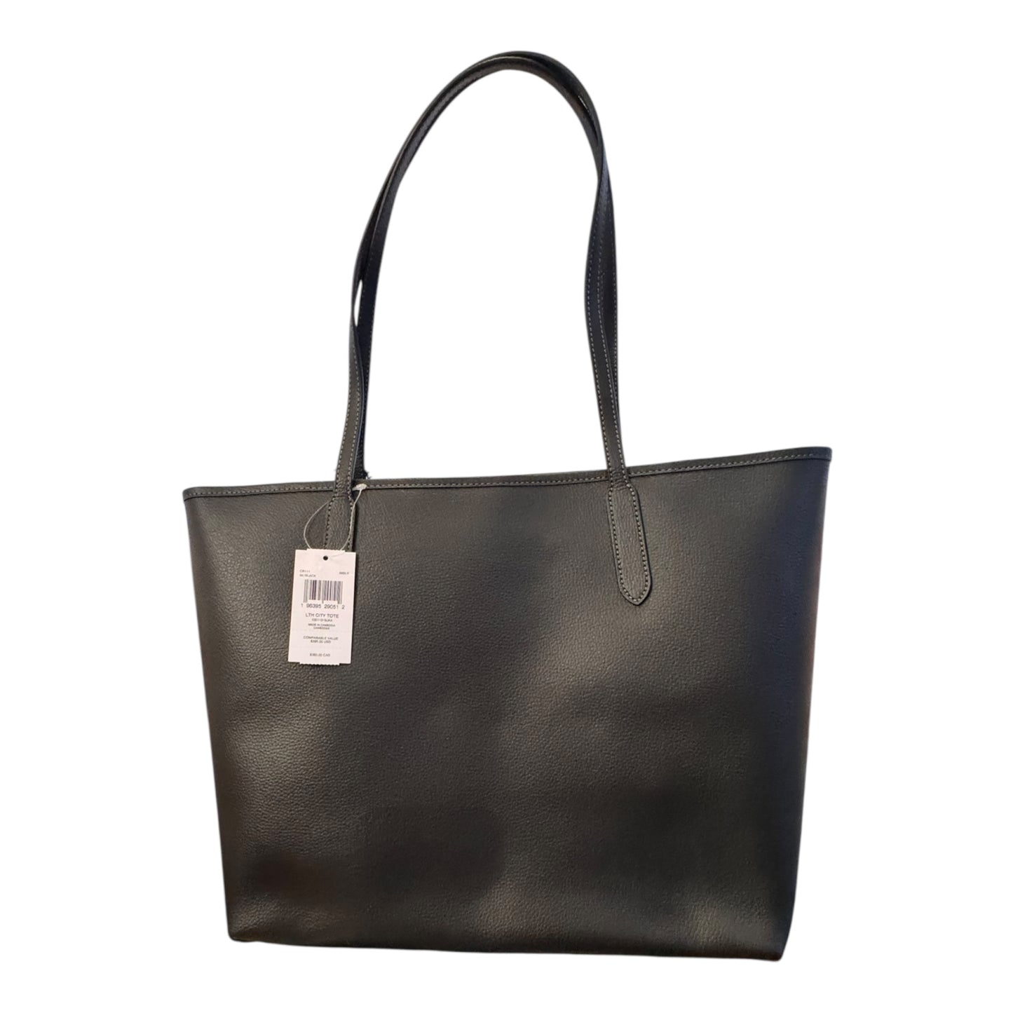 Handbag Designer By Coach In Black, Size:Large