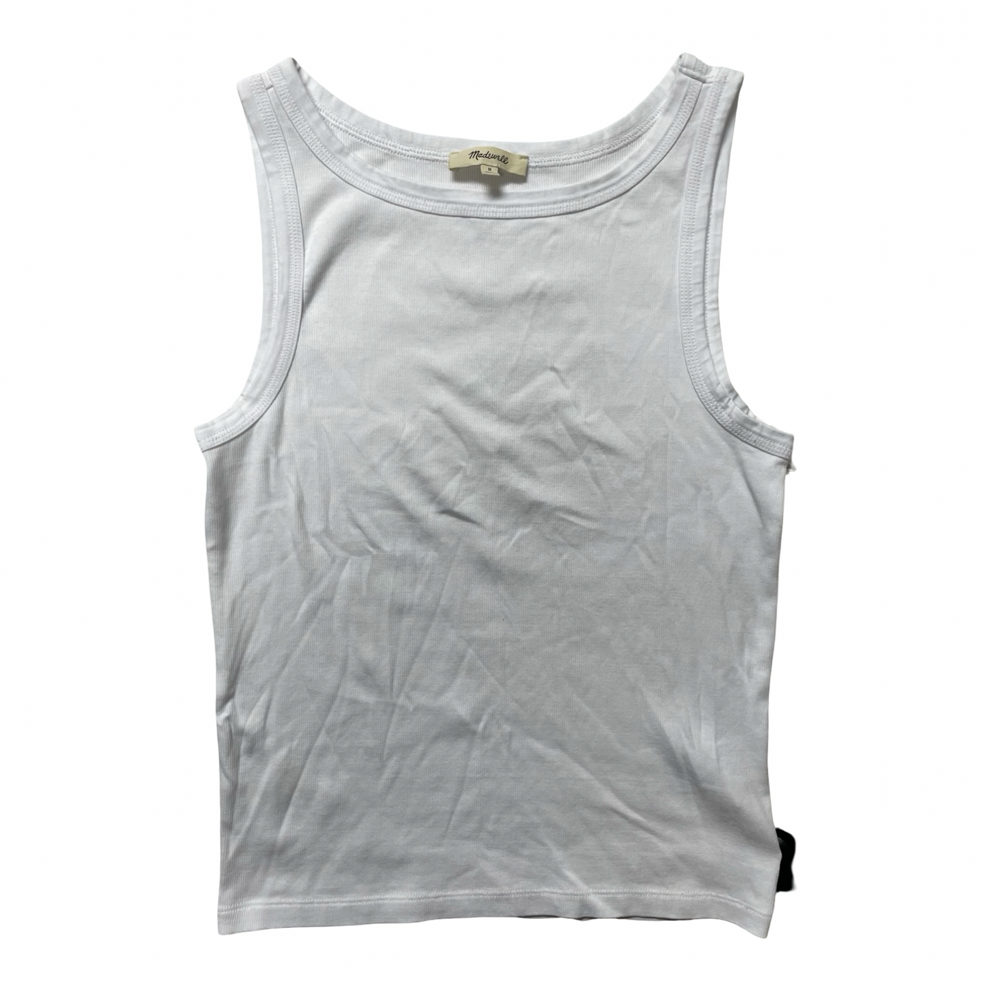 Top Sleeveless By Madewell In White, Size:M