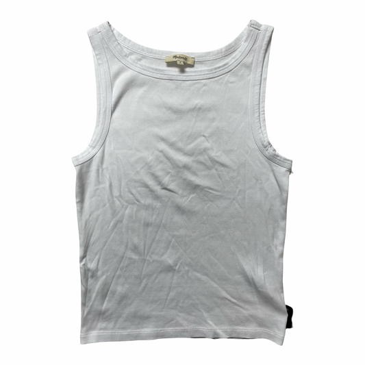 Top Sleeveless By Madewell In White, Size:M