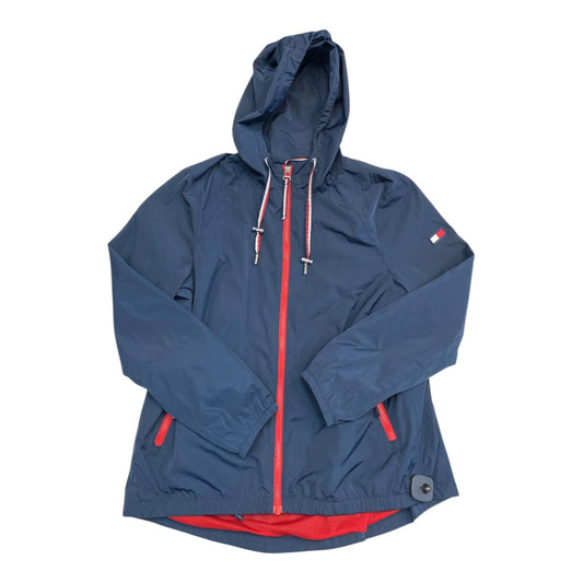 Jacket Windbreaker By Tommy Hilfiger In Navy, Size:M