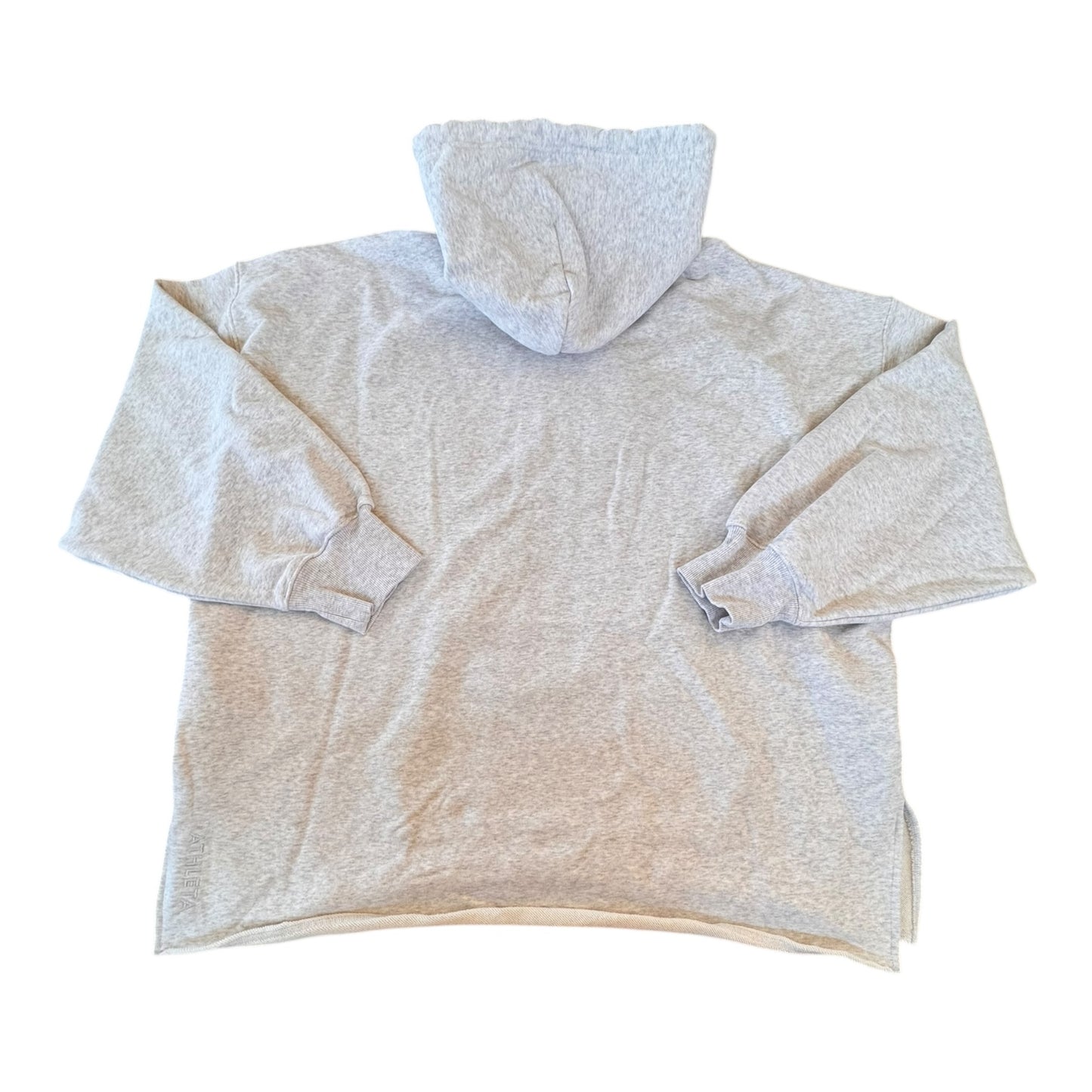 Athletic Sweatshirt Hoodie By Athleta In Cream, Size:M
