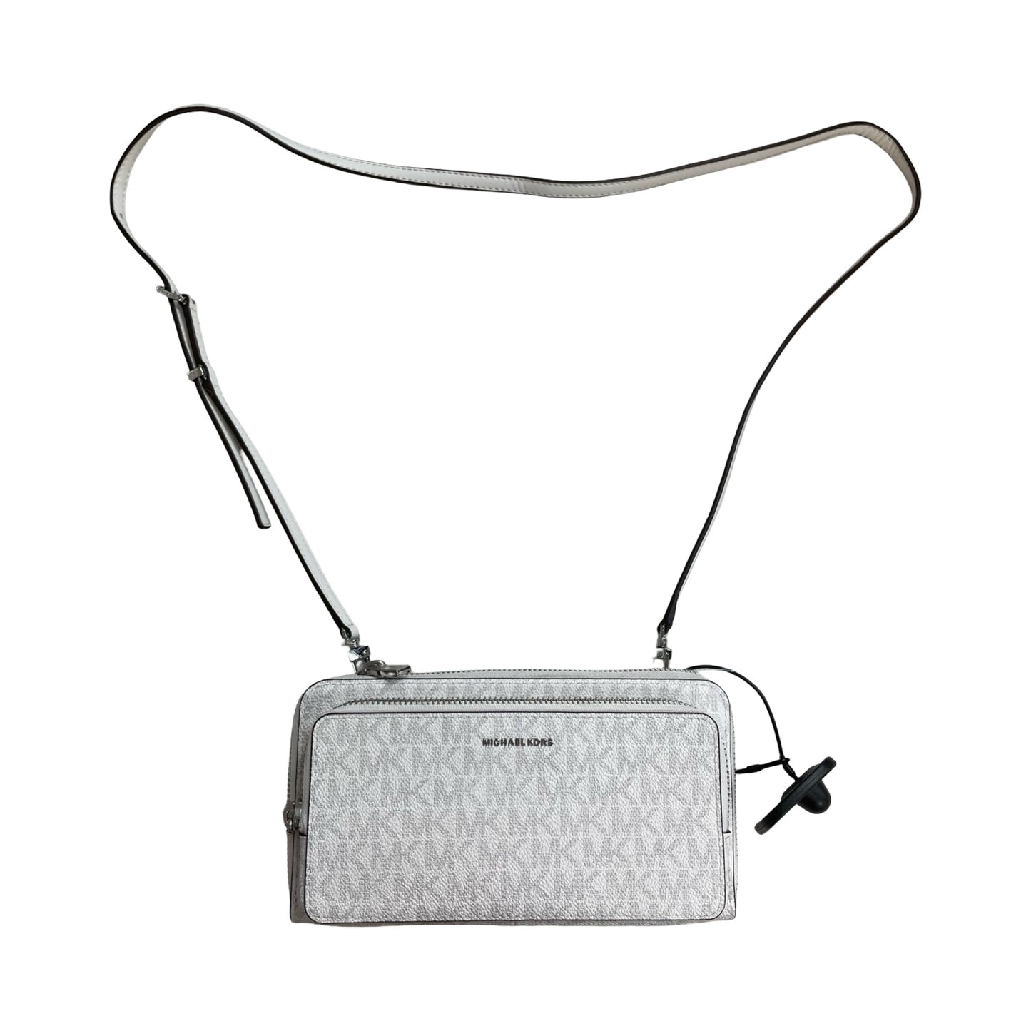 Handbag Designer By Michael Kors In White, Size:Small