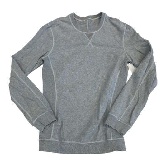 Athletic Sweatshirt Crewneck By Lululemon In Grey, Size:S