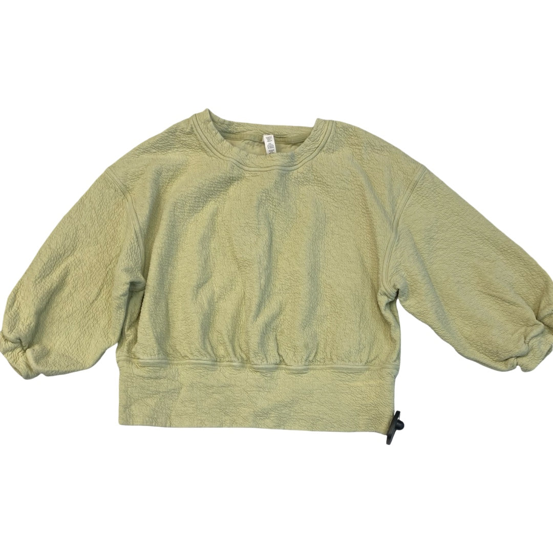 Athletic Top Ss By Lululemon In Green, Size:8