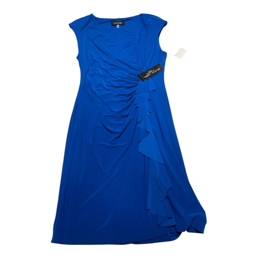 Dress Party Midi By Evan-Picone In Blue, Size:10