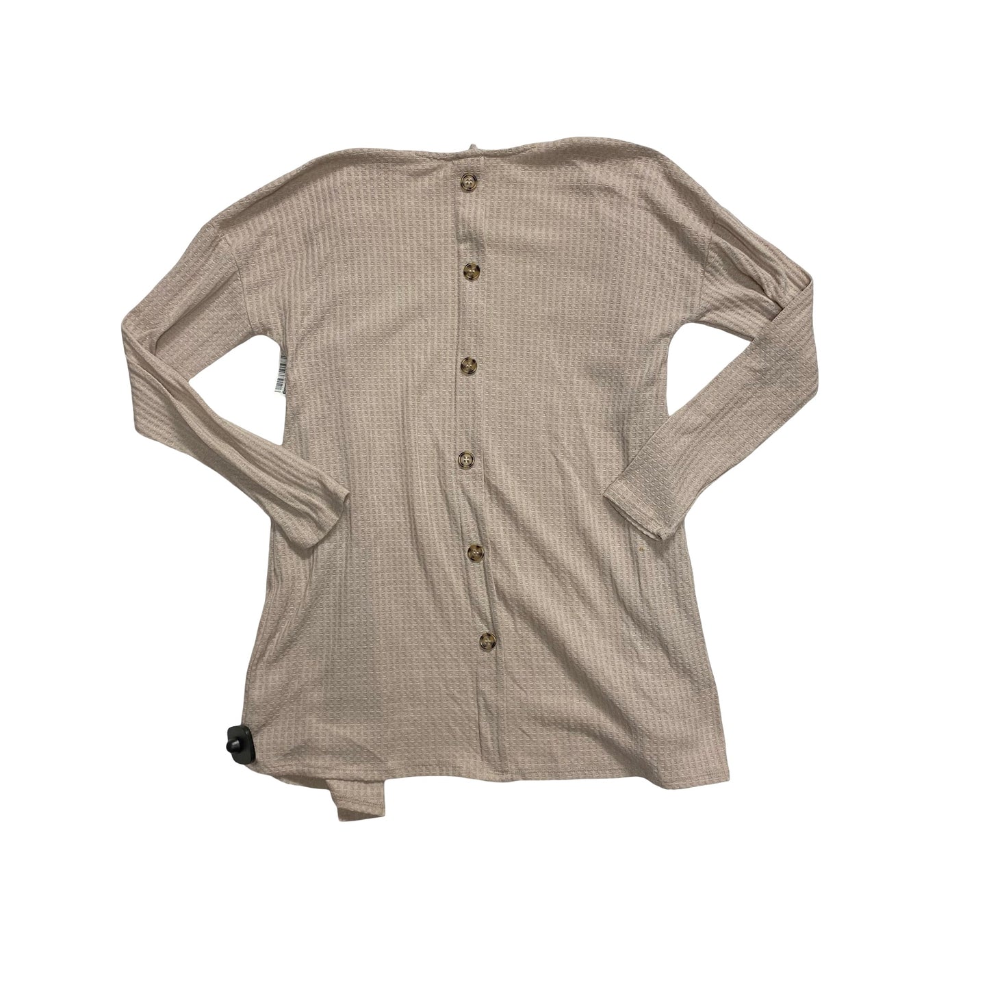 Sweater Cardigan By Hippie Rose In Tan, Size:Xs