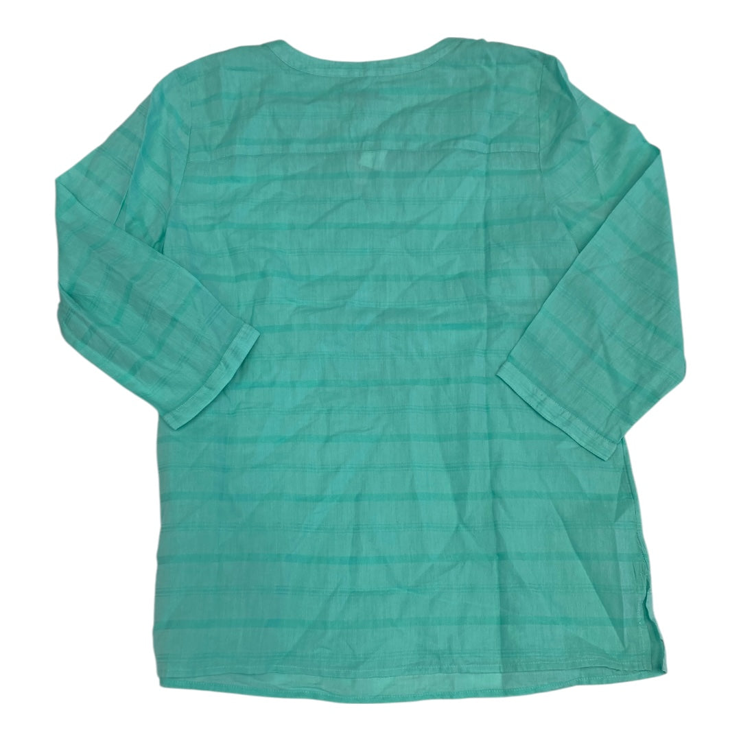 Top Ls By Talbots In Green, Size:L