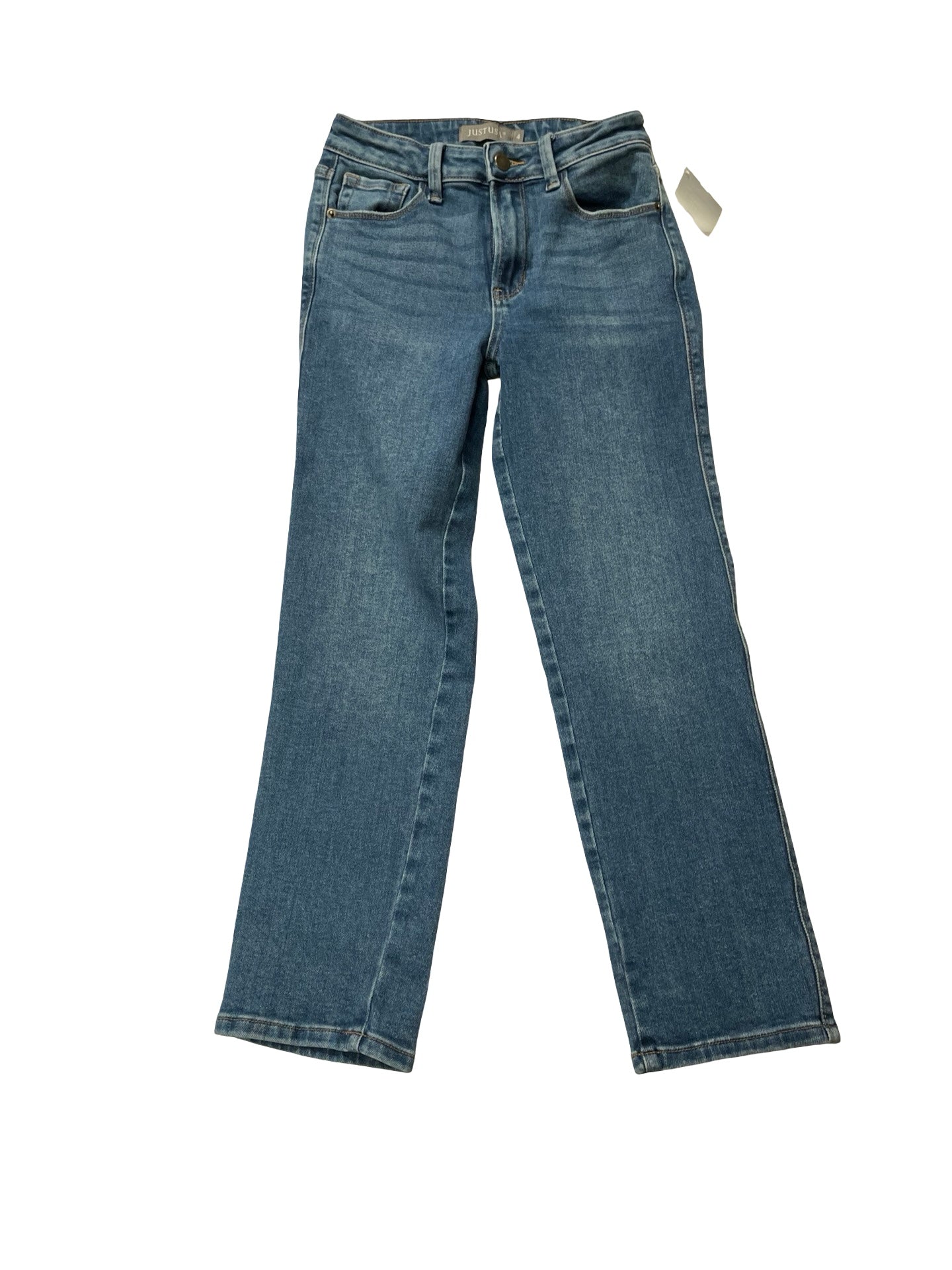 Jeans Straight By Just Usa In Blue Denim, Size:4
