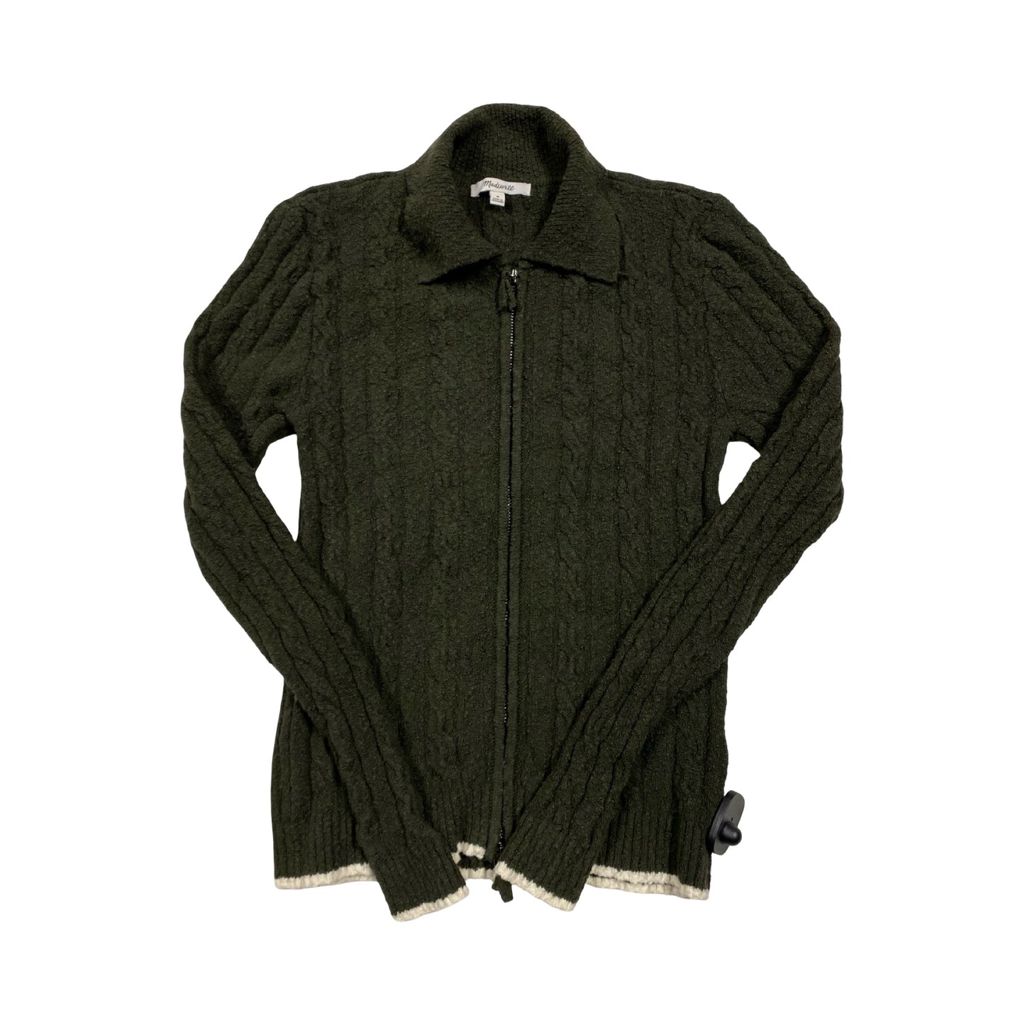 Sweater Cardigan By Madewell In Green, Size:M