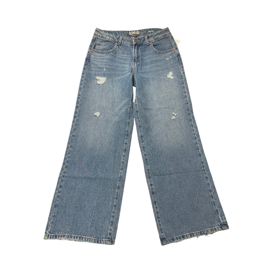Jeans Wide Leg By Rewash In Blue Denim, Size:4