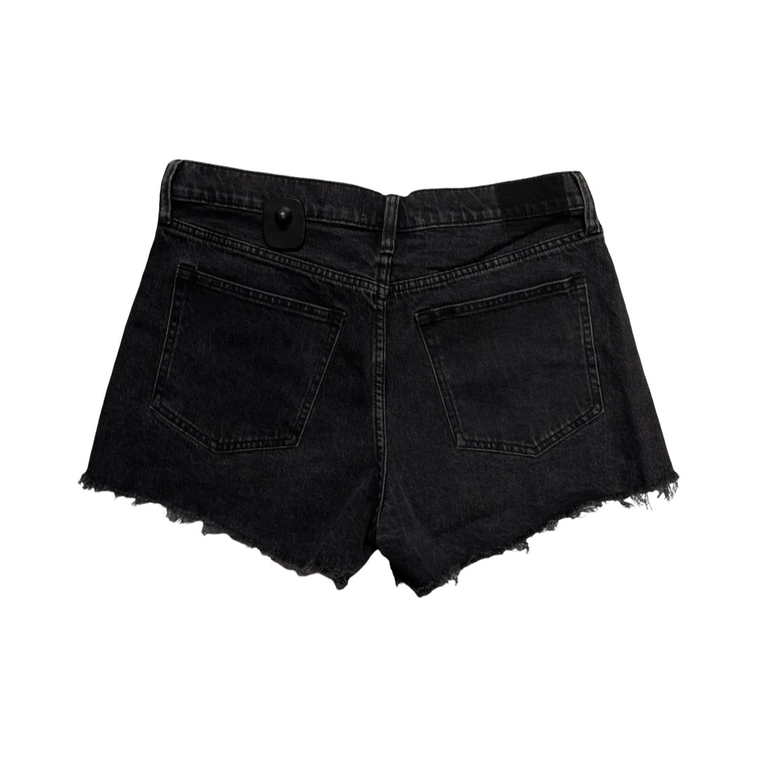 Shorts By Abercrombie And Fitch In Black Denim, Size:10