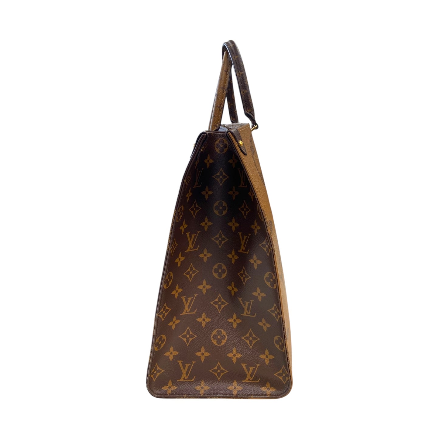OnTheGo GM Handbag Luxury Designer By Louis Vuitton In Brown, Size:Large (GM)