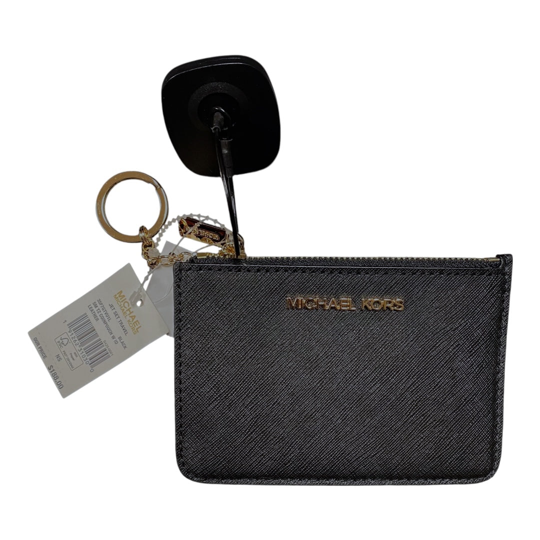 Wallet Designer By Michael Kors In Black, Size:Small
