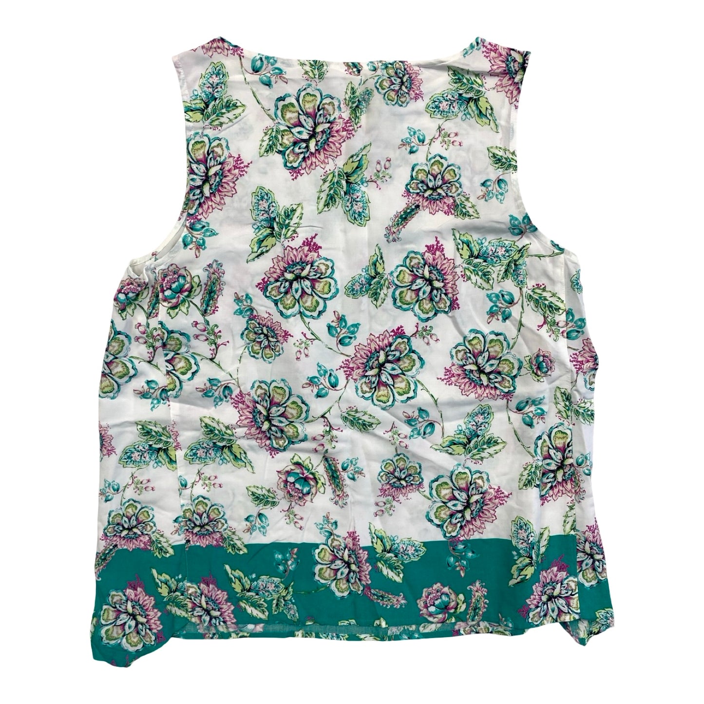 Top Sleeveless By J. Jill In Floral Print, Size:Lp