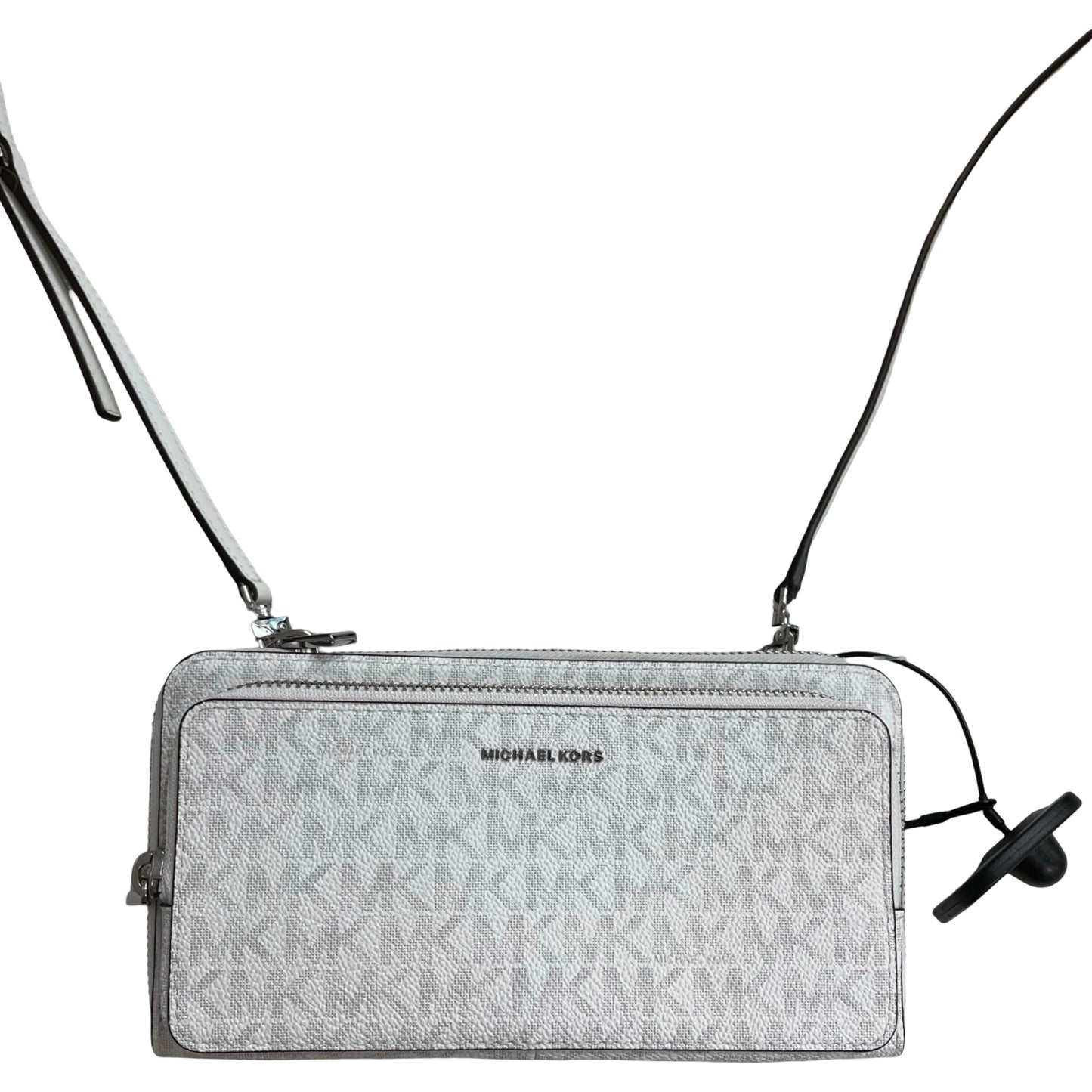 Handbag Designer By Michael Kors In White, Size:Small