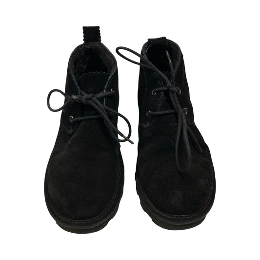 Boots Ankle Flats By Bearpaw In Black, Size:7