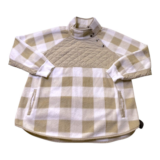 Jacket Fleece By Abercrombie And Fitch In Checkered Pattern, Size:Xl