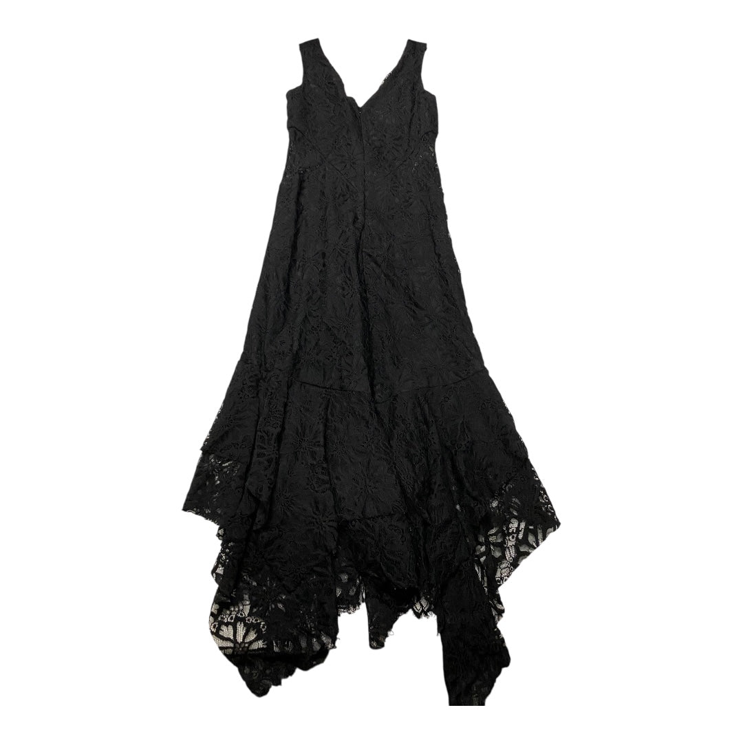 Dress Party Long By Nicole By Nicole Miller In Black, Size:4