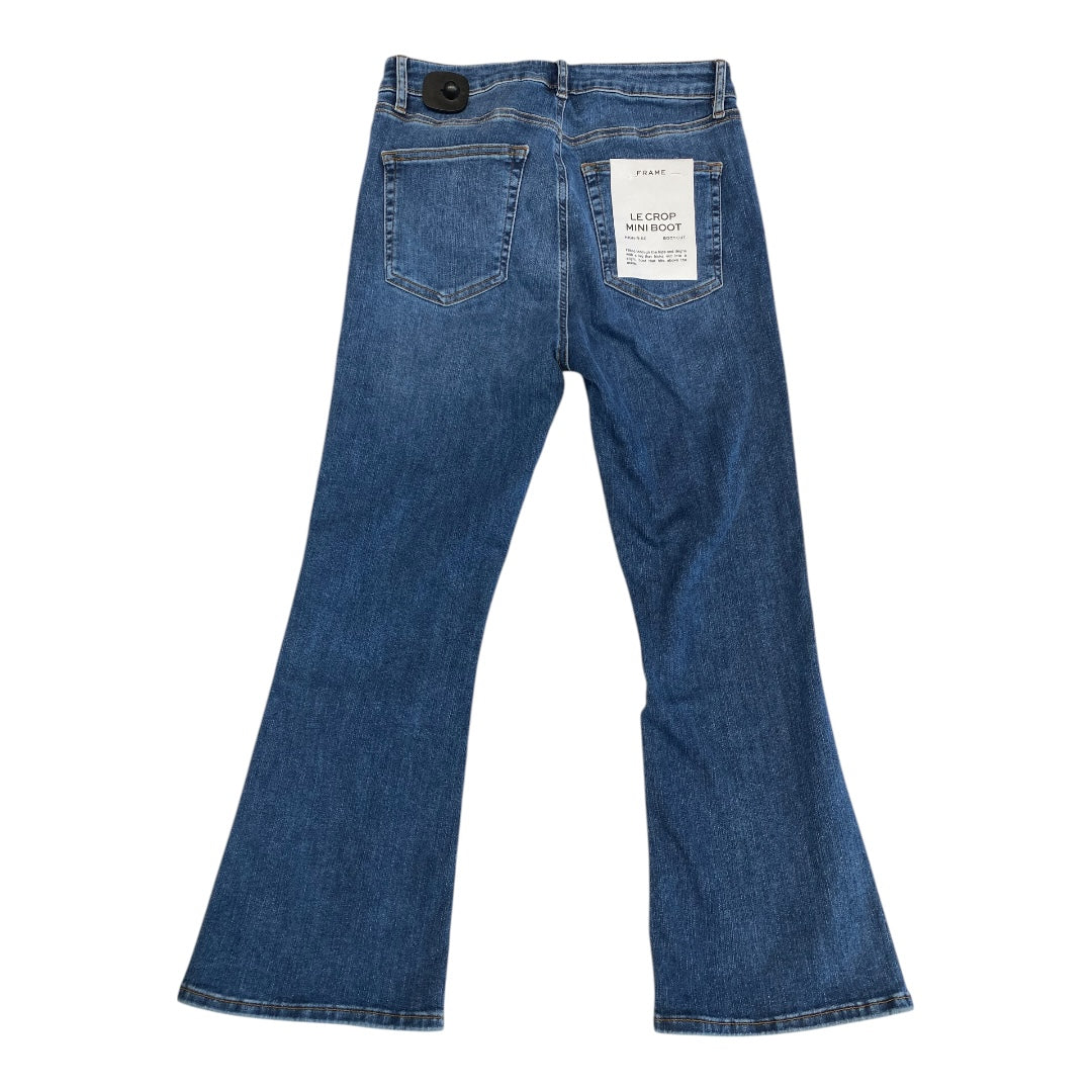 Jeans Boot Cut By Frame In Blue, Size:8