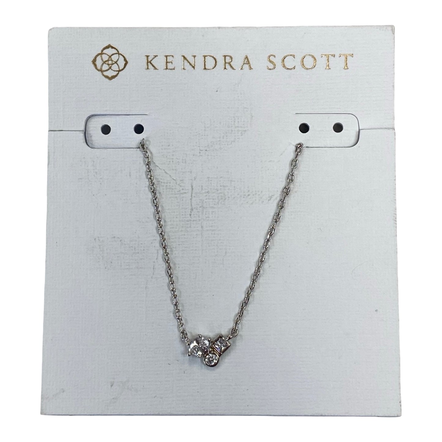 Necklace Designer By Kendra Scott In Silver