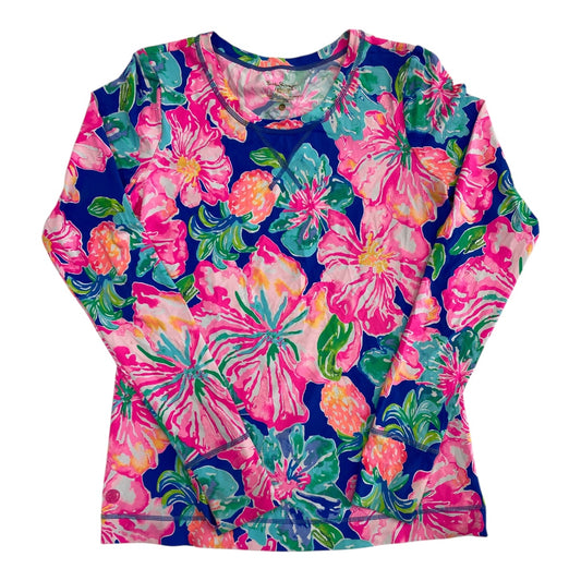 Top Ls Designer By Lilly Pulitzer In Floral Print, Size:Xs