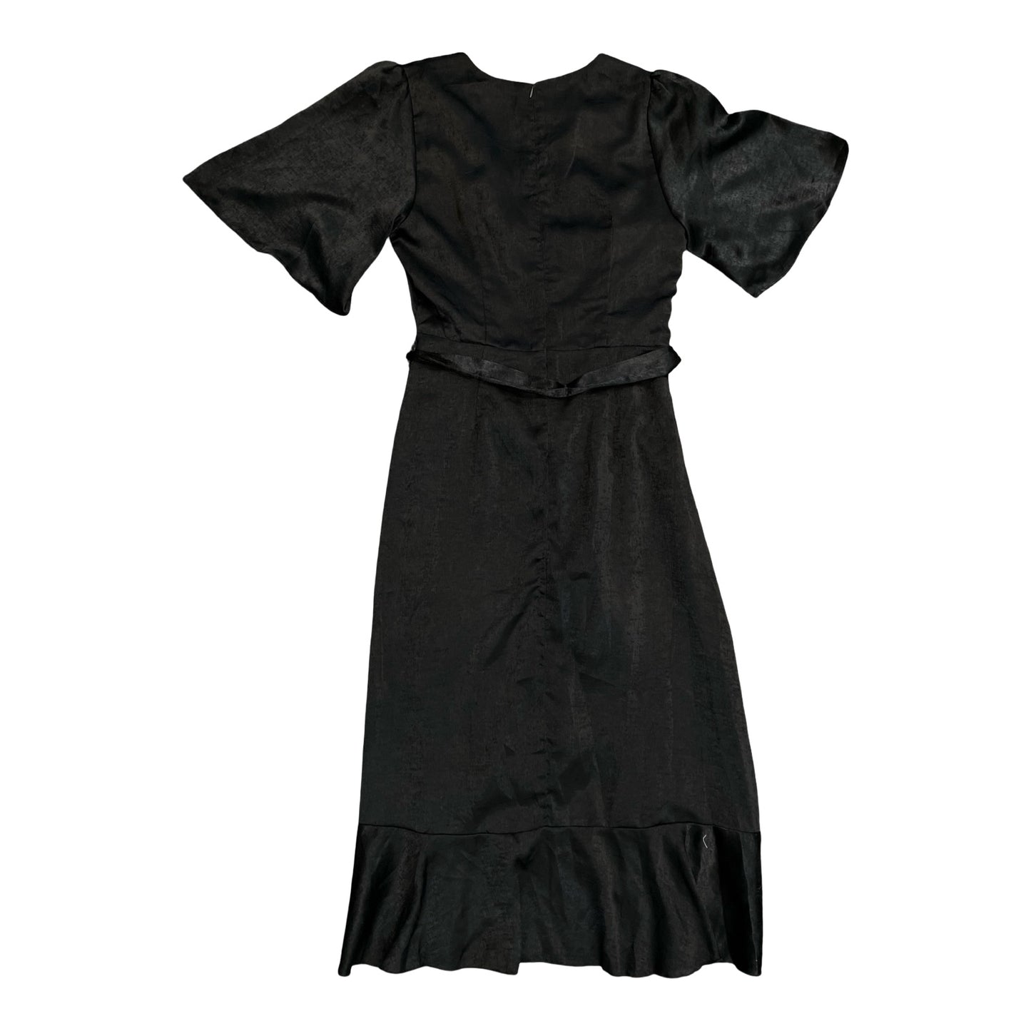 Dress Casual Midi By Lulus In Black, Size:L