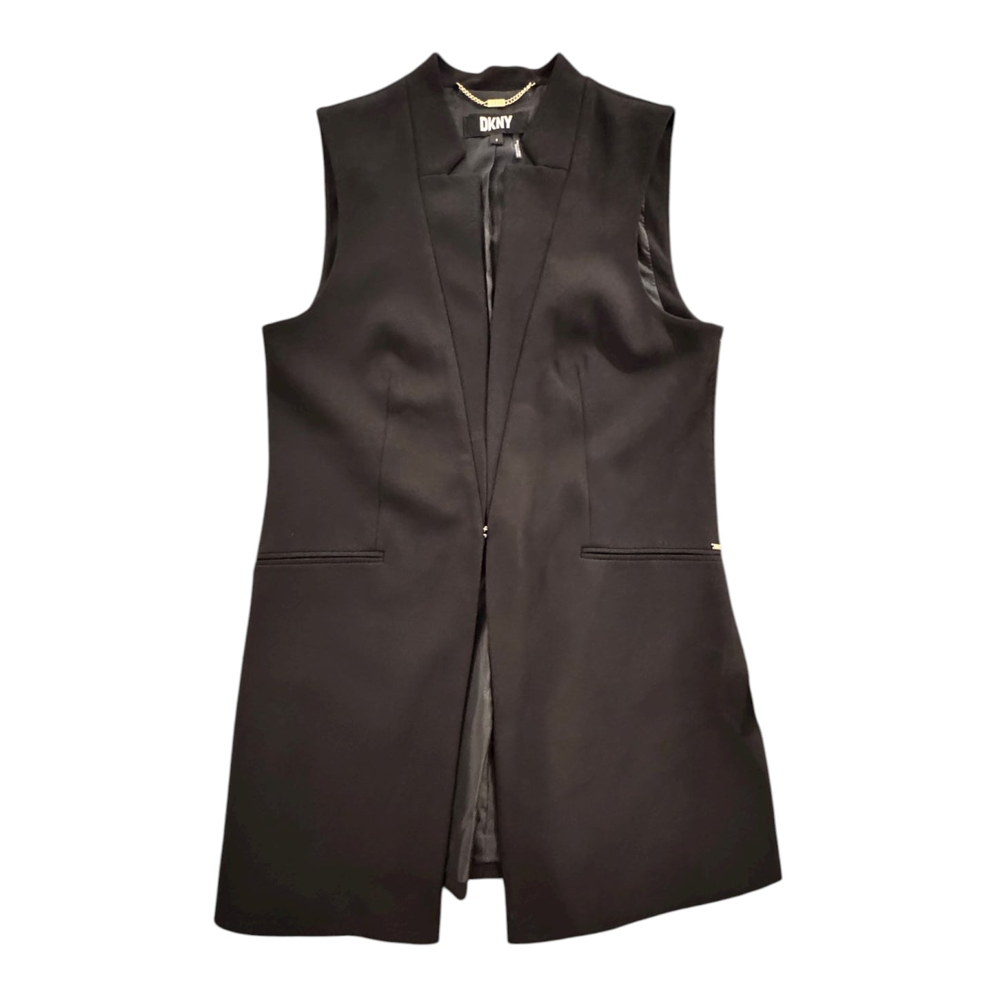 Vest Other By Dkny In Black, Size:8