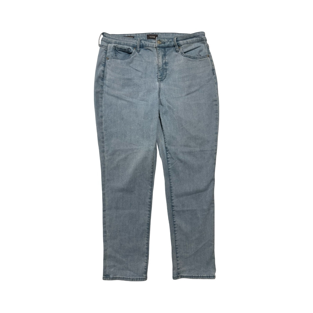 Jeans Boyfriend By Not Your Daughters Jeans In Blue Denim, Size:14
