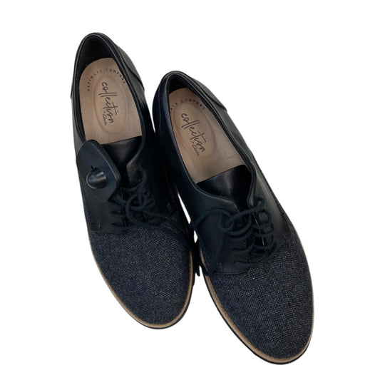 Sandals Flats By Clarks In Blue, Size:8