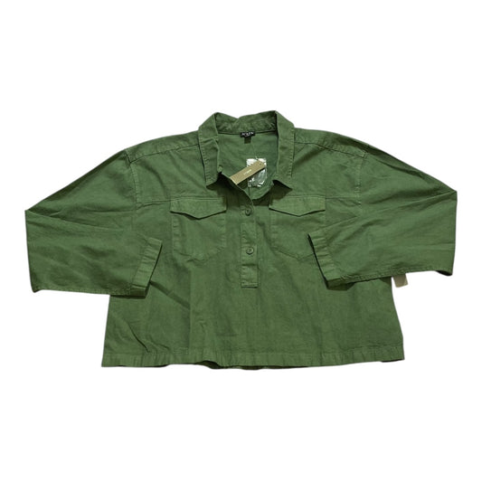 Top Ls By J. Crew In Green, Size:M