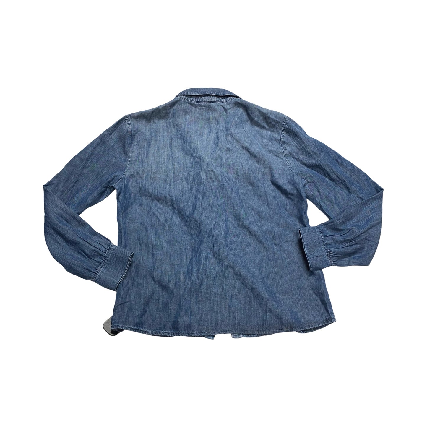 Top Ls By Cloth & Stone In Blue Denim, Size:S