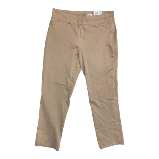 Pants Chinos & Khakis By Croft And Barrow In Tan, Size:14