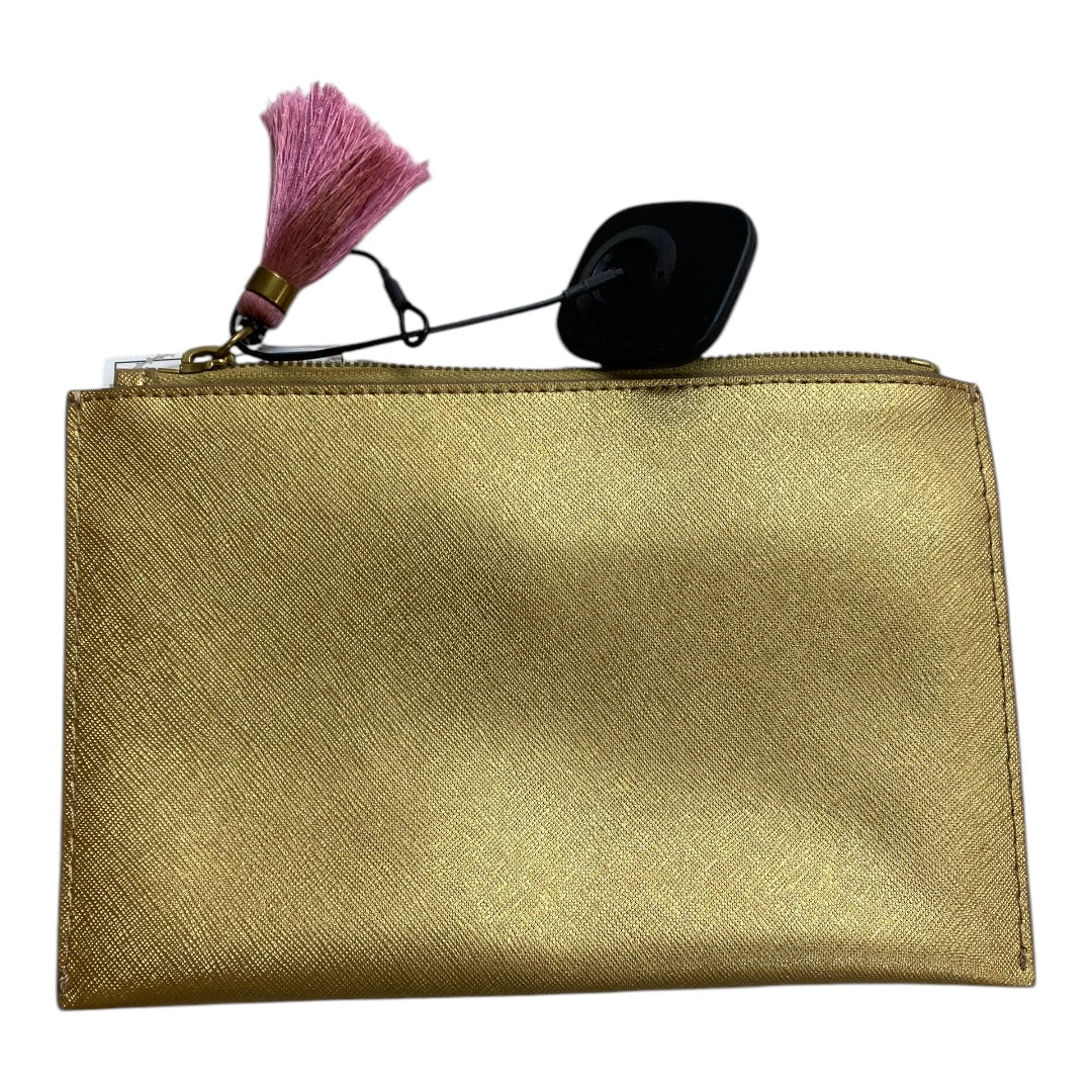 Wristlet By J. Crew In Gold, Size:Medium