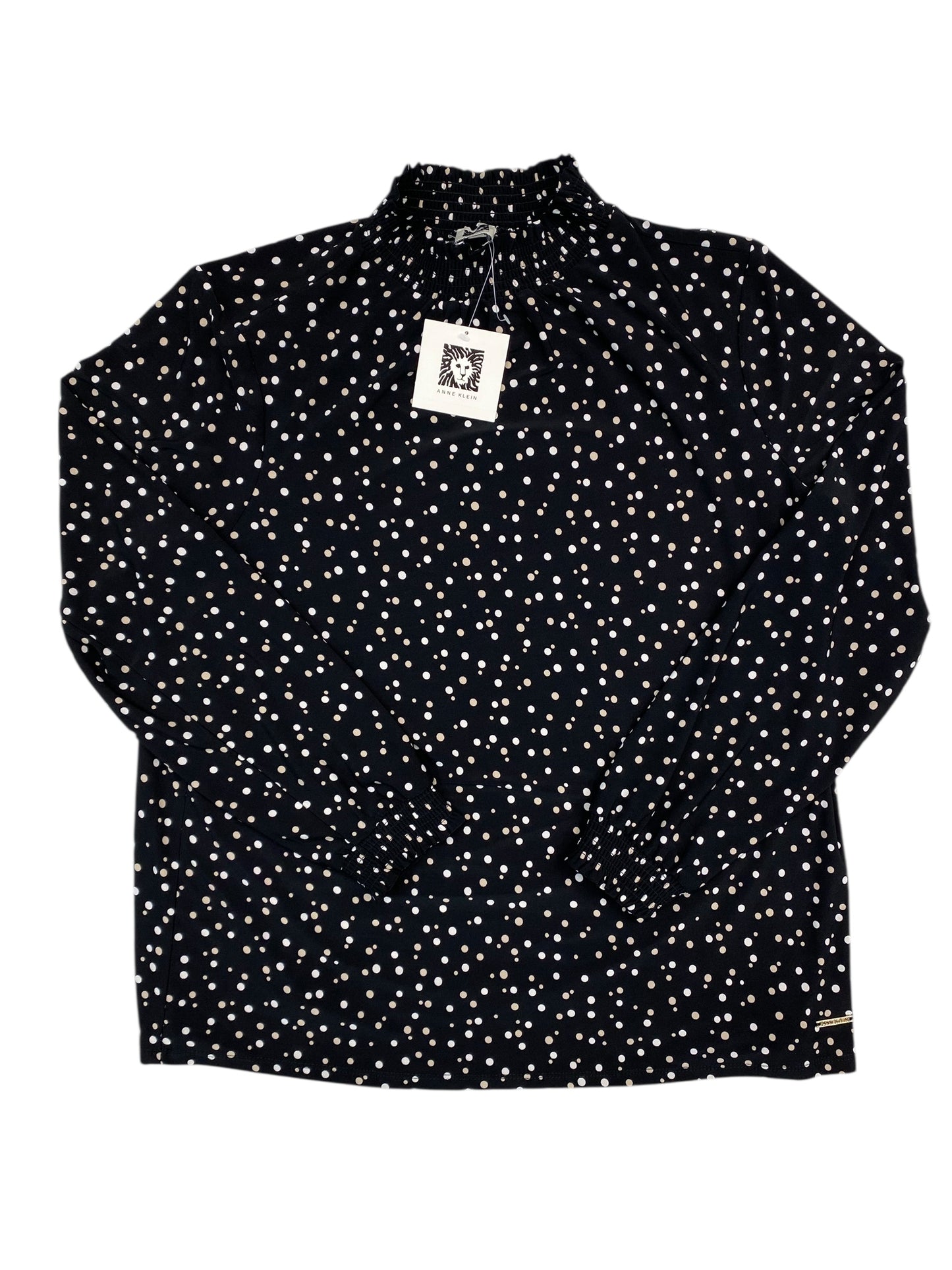 Top Ls By Anne Klein In Polkadot Pattern, Size:L