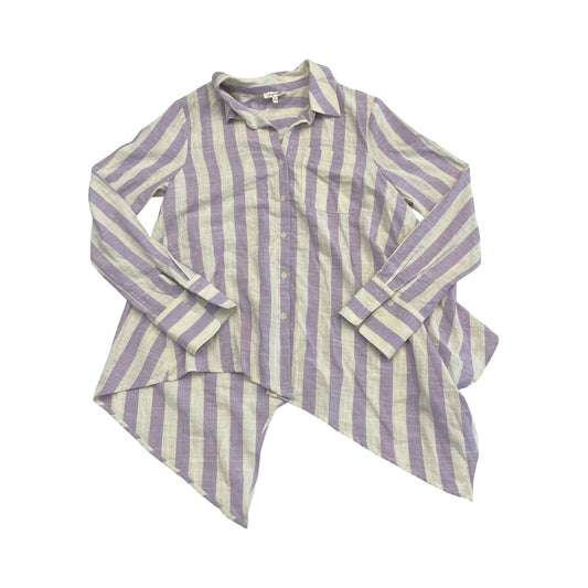 Top Ls By Mystree In Striped Pattern, Size:M