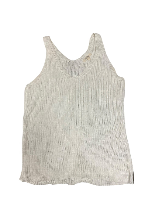 Top Sleeveless By La Miel In White, Size:L