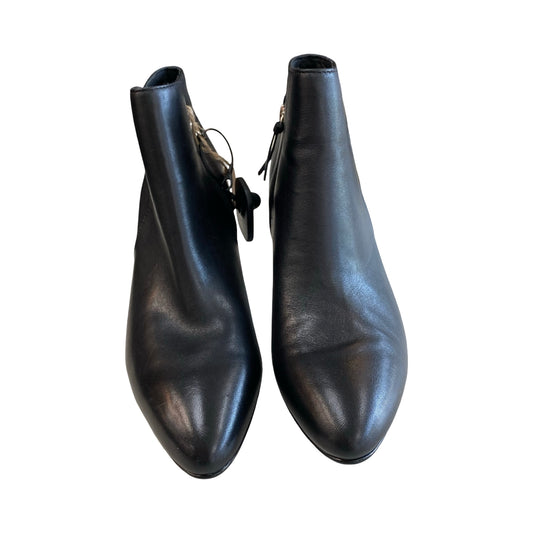 Boots Ankle Heels By Sofft In Black, Size:10