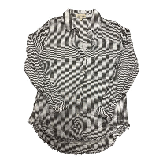Top Ls By Cloth & Stone In Striped Pattern, Size:M