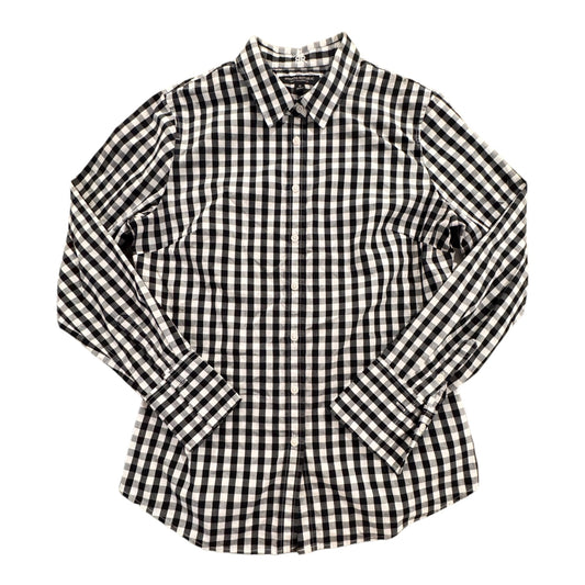Top Ls By Banana Republic In Checkered Pattern, Size:8