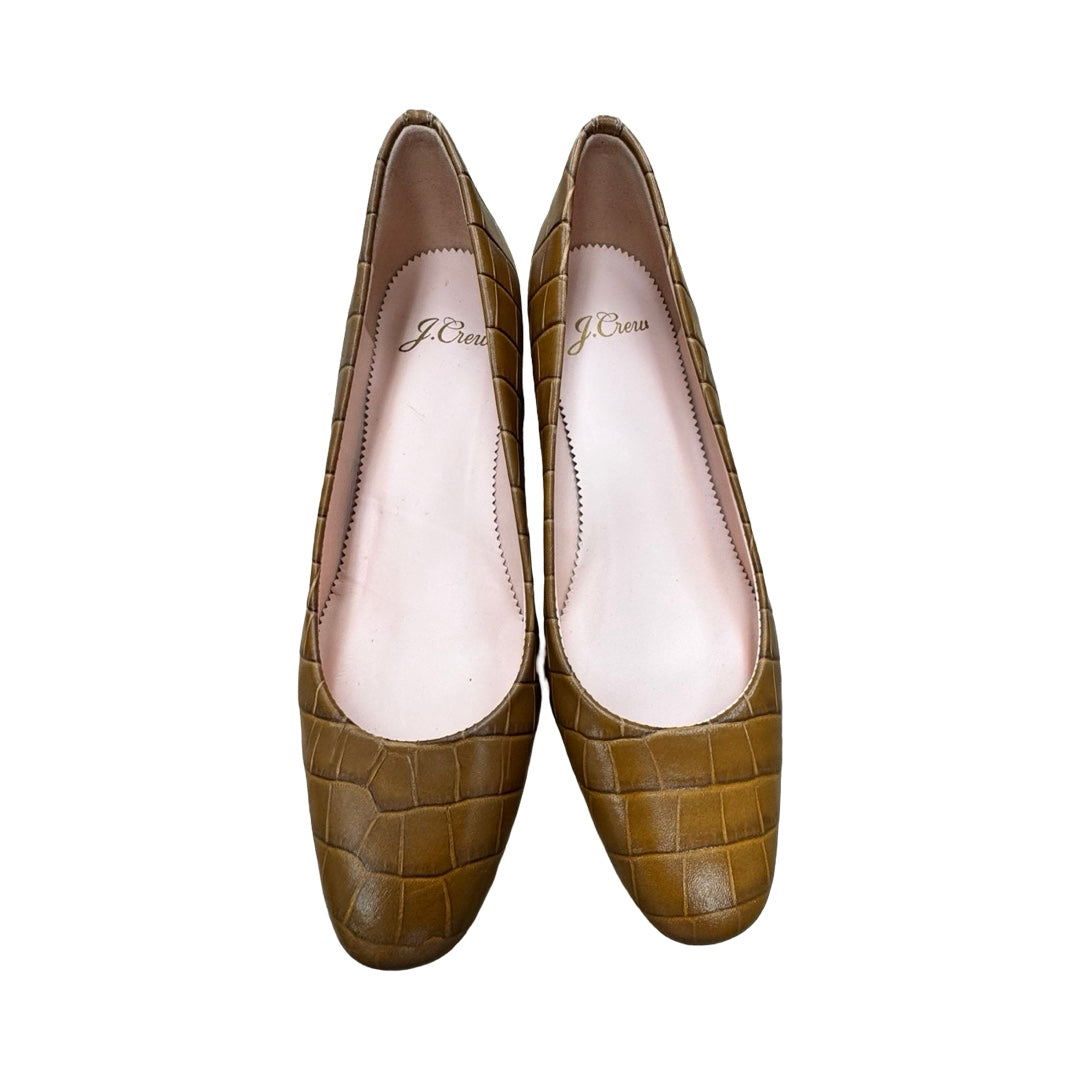 Shoes Heels Block By J. Crew In Brown, Size:5.5