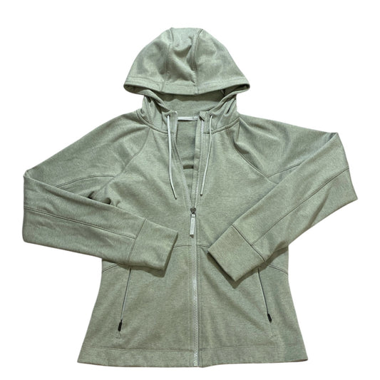 Athletic Jacket By Athleta In Grey, Size:M