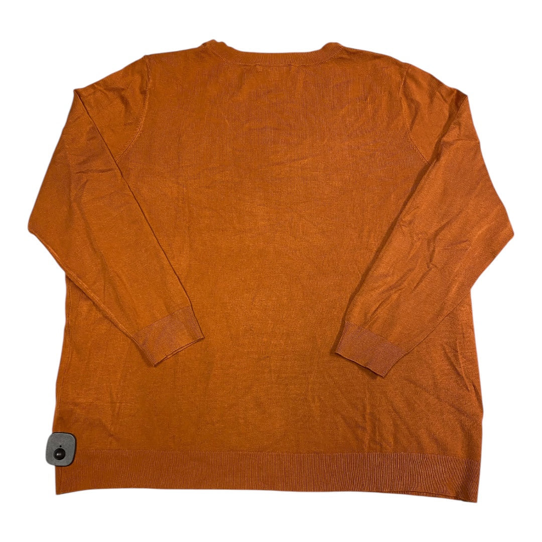 Sweater By Dr2 In Orange, Size:3X