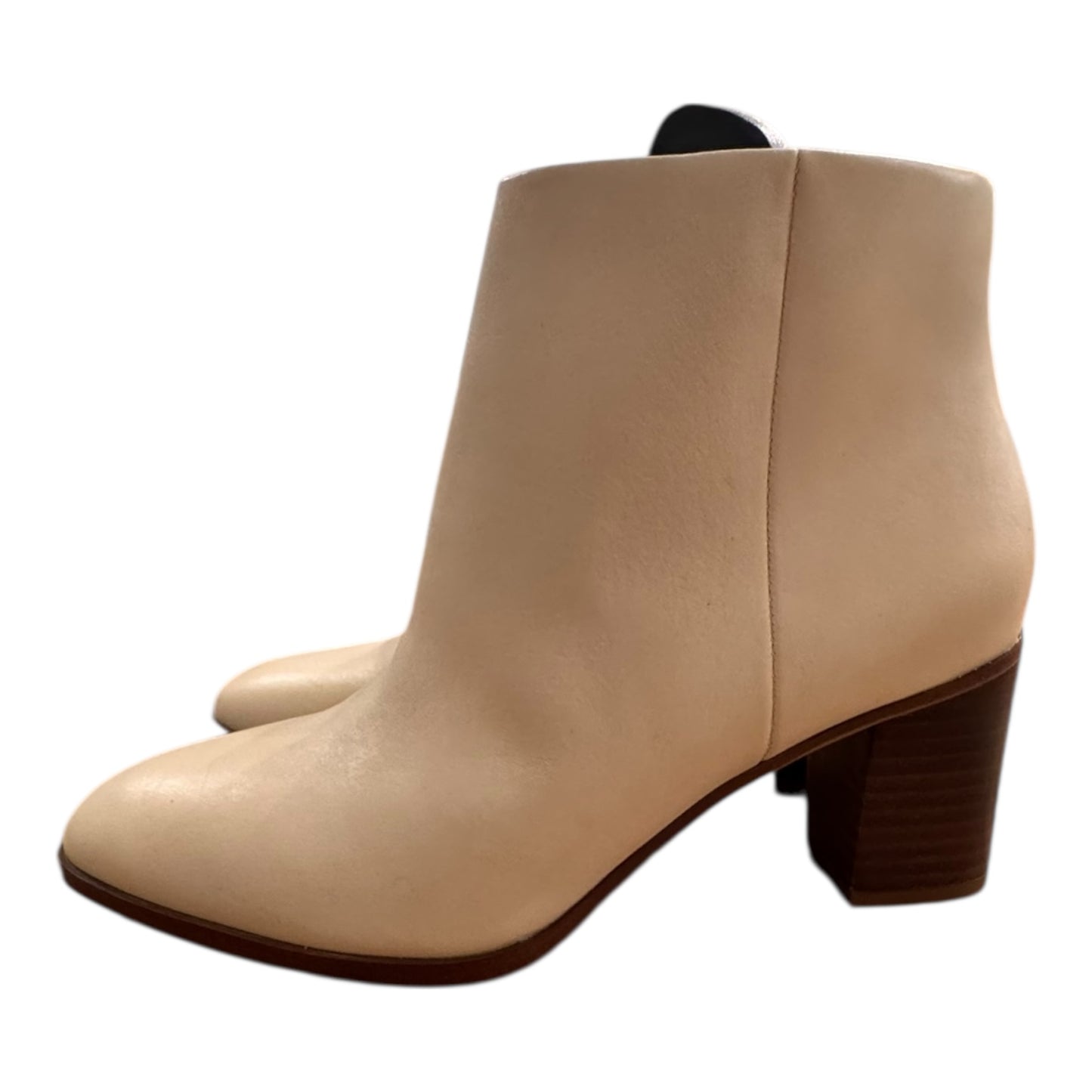 Boots Ankle Heels By Franco Sarto In Cream, Size:6