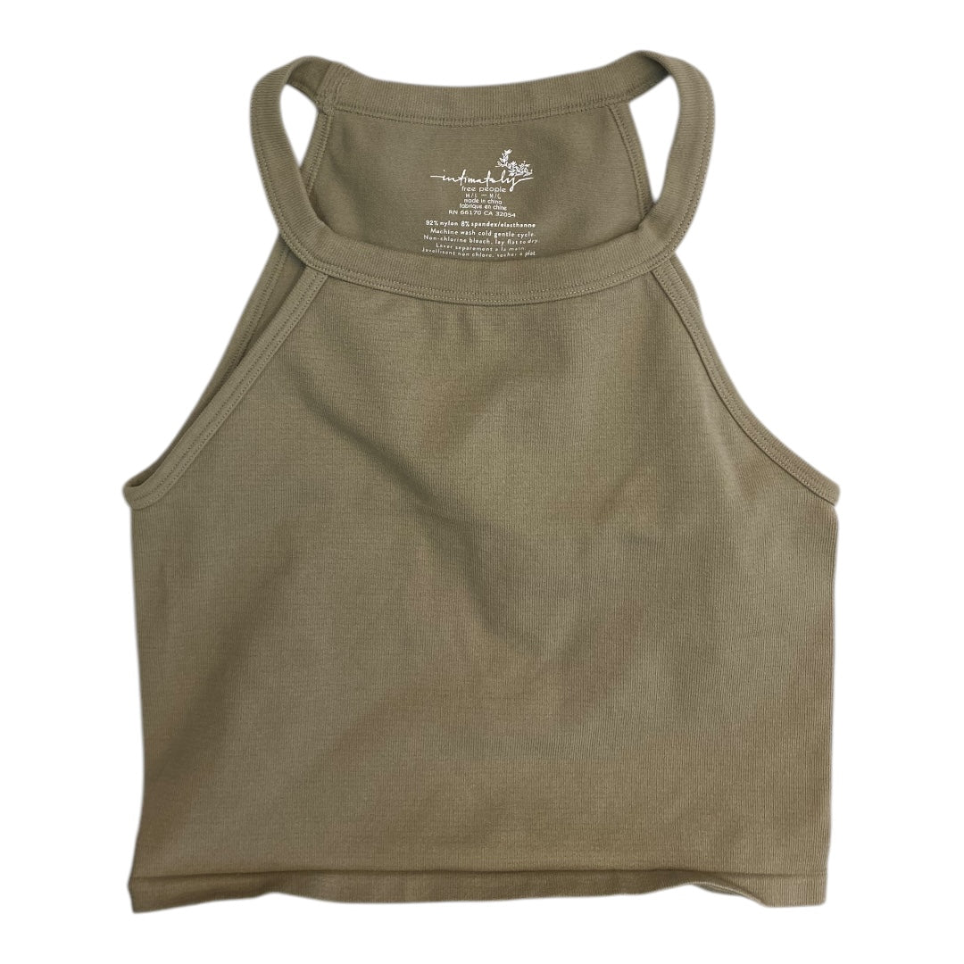 Top Sleeveless By Free People In Green, Size:M