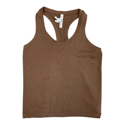 Athletic Tank Top By Athleta In Brown, Size:M