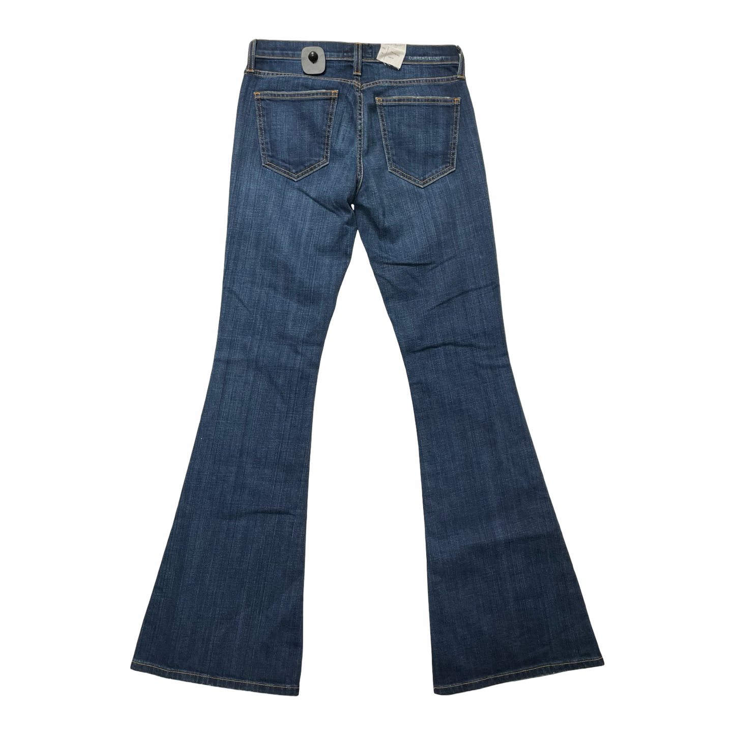 Jeans Flared By Current Elliott In Blue Denim, Size:4