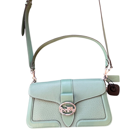 Handbag Designer By Coach In Green, Size:Medium