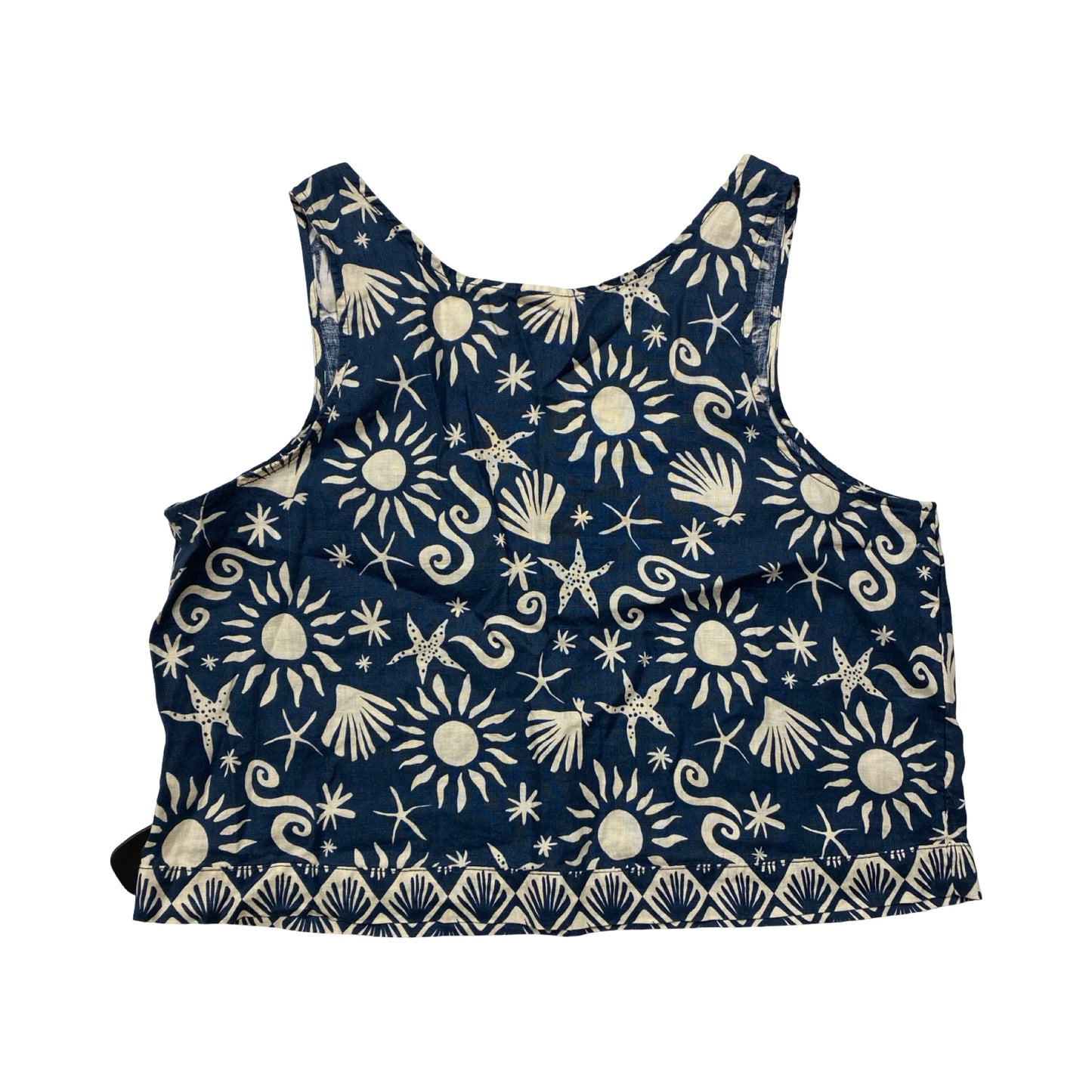 Top Sleeveless By C And C In Blue, Size:Xlp