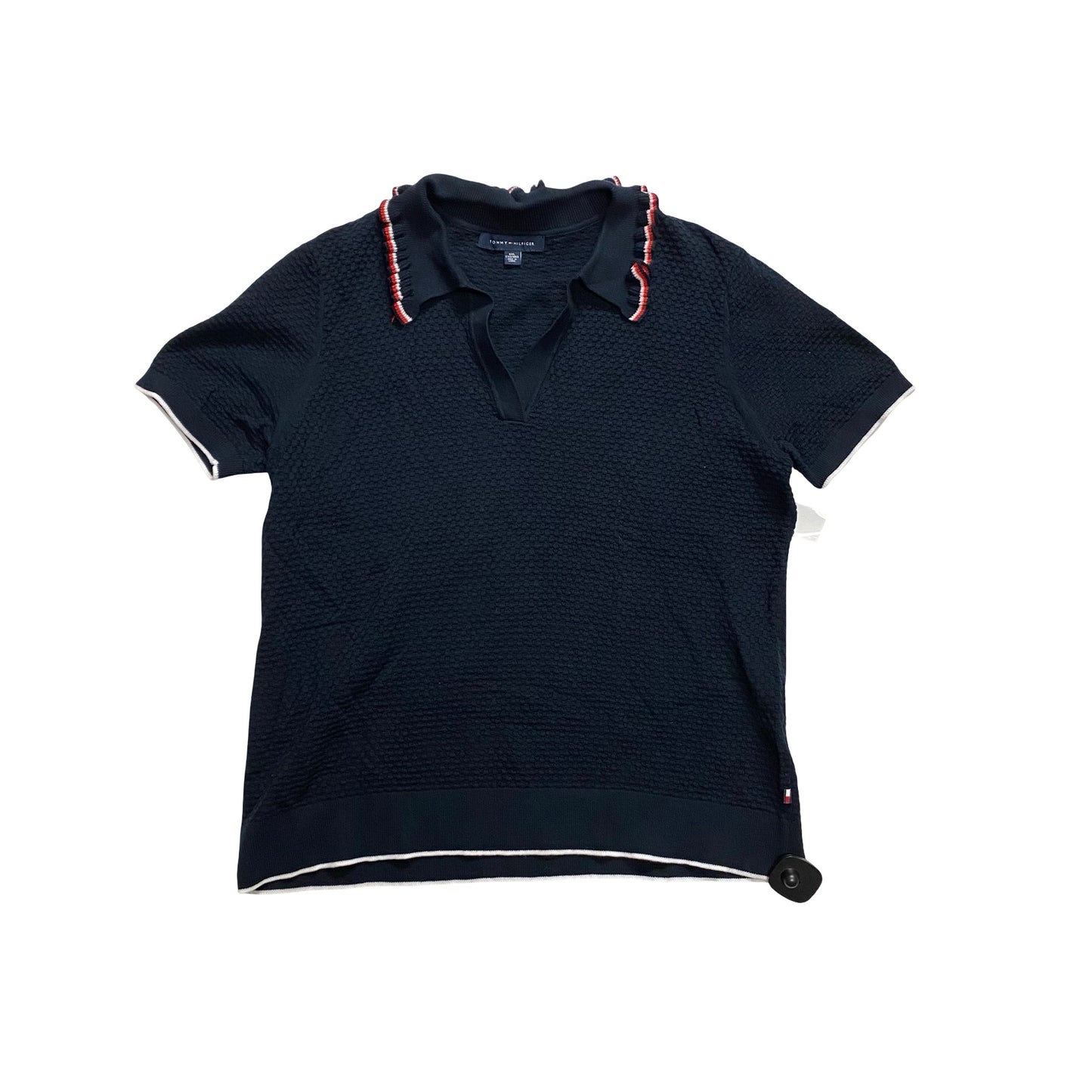Top Ss By Tommy Hilfiger In Navy, Size:Xxl